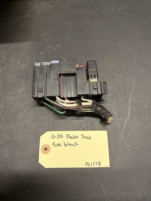 Infiniti G35 Battery Tray Fuse Block OEM with Fuses And Relay 