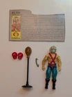 GI Joe 1987 Big Boa Complete w/ File Card ARAH