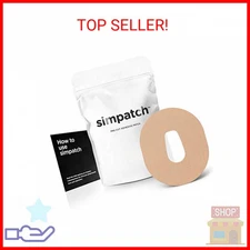 SIMPATCH – Dexcom G6 Adhesive Patch (25-Pack) – Waterproof Adhesive, CGM Patches