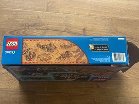 Lego 7418 Scorpion Palace w/Box, Manual + Cards, 13 pieces missing Excellent