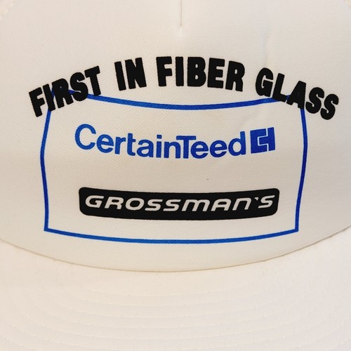 NWOT First In Fiber Glass Grossman's Foam Lined Trucker Hat Snapback Hat Cap. - Picture 2 of 12