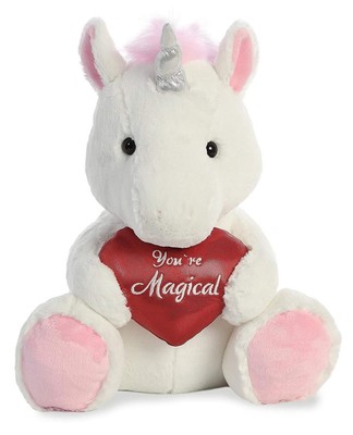 valentine's day stuffed dog