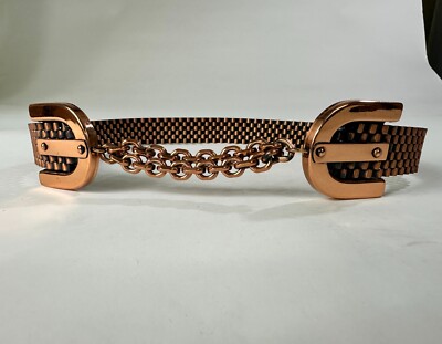 Renoir Matisse, Vintage Woven Copper Belt