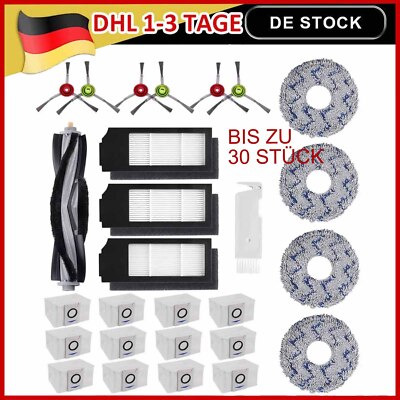 Bürste Staubsaugerbeutel Filter Mopps für Ecovacs Deebot X1 OMNI T10 Plus Turbo