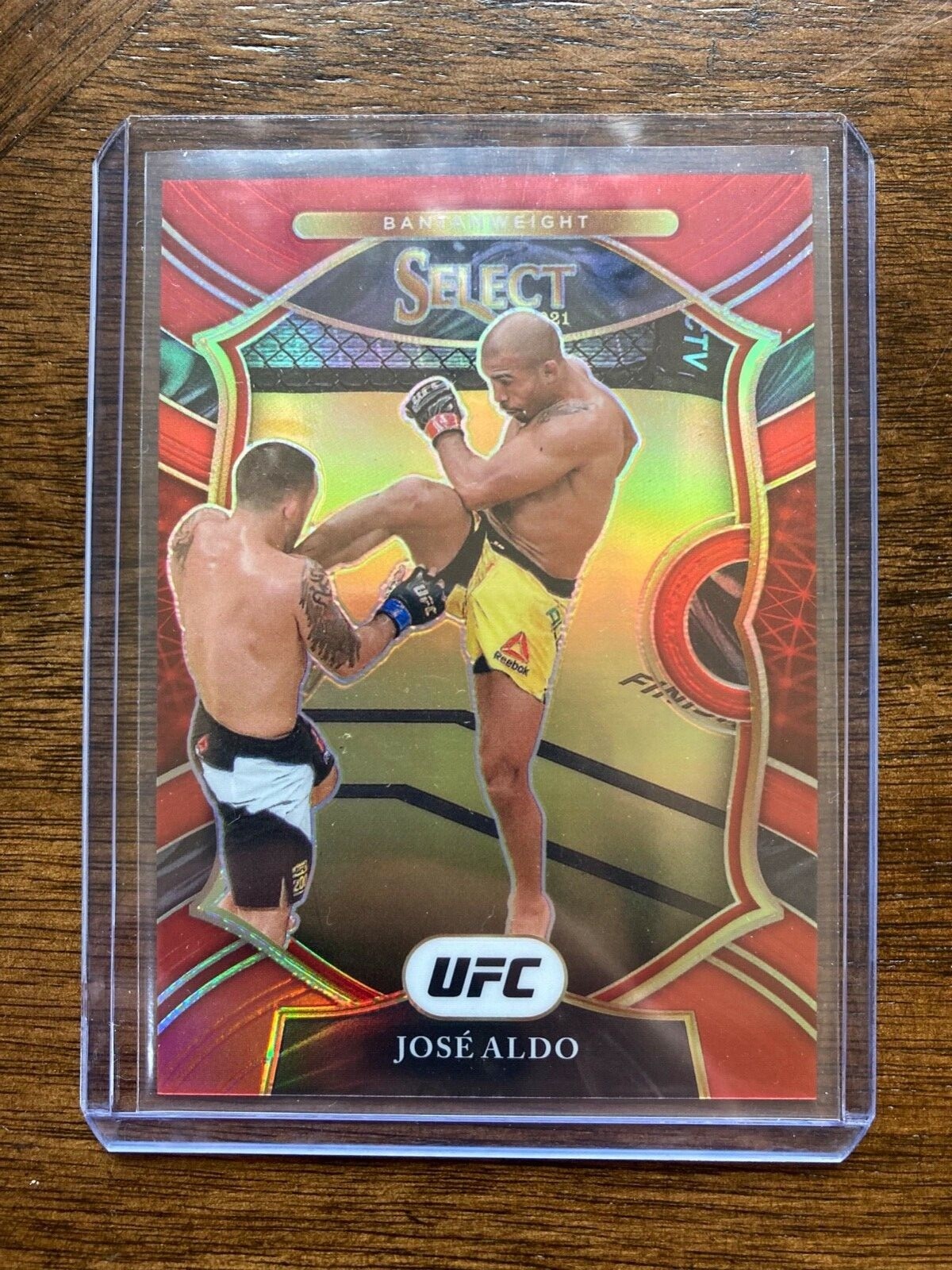 2021 Panini Select UFC JOSE ALDO RED PRIZM CONCOURSE LEVEL 22/99 # 65
