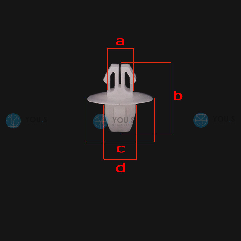 YOU.S Original Zierleisten-Klammern 20 Stück - Für Mercedes C-Klasse, E-Klasse, CLK