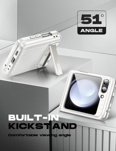 i-Blason Journey For Galaxy Z Flip5 5G Case w/ Auto-Rotate HingeProtection Cover - Picture 13 of 17