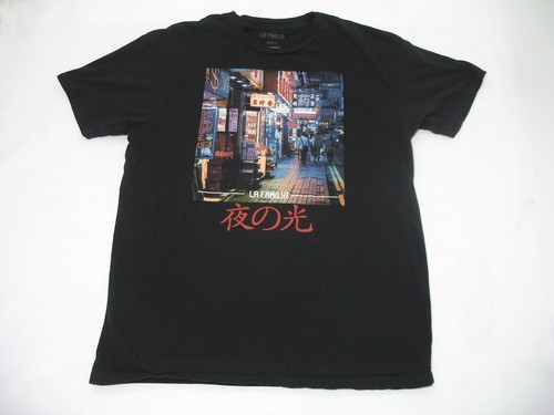 La Familia Tokyo T-Shirt Mens Large Night Street Scene Urban Vibe