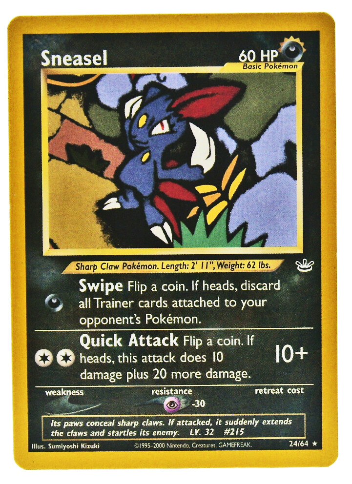 pokemon sneasel card Sneasel Cards | Dex