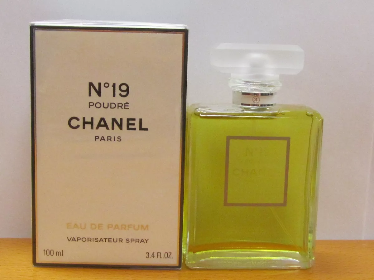 Chanel No 19 For Women 3.4 oz Eau de Toilette Pour Splash Vintage RARE