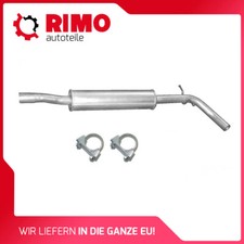 Skoda Roomster 1.4 63kW (2006-2010) Mittelschalldämpfer Mit Montagesatz Auspuff