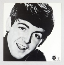 Paul McCartney Ringo Starr Poster Flat 12x12 Apple and Capitol Records