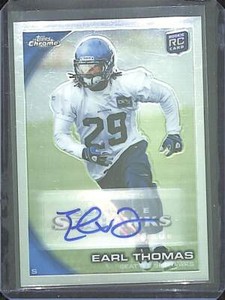 2010 Topps Chrome Football Rookie Autograph #C135 Earl Thomas