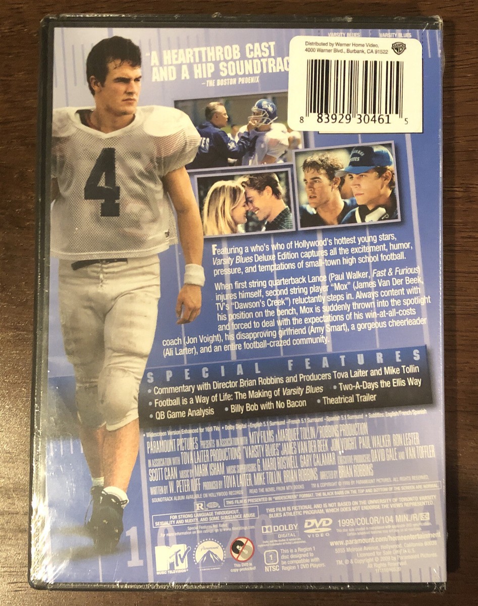 Varsity Blues DVD Deluxe Edition James Van Der Beek, Paul Walker
