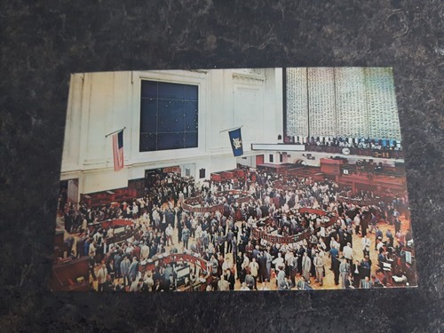 New York Stock Exchange Unposted Postcard - 第 1/2 張圖片