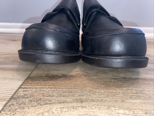 Dr. Scholl's Men's 478-1C Size 12 Leather Easy Walking Shoes Black Hook Loop - Bild 6 von 20