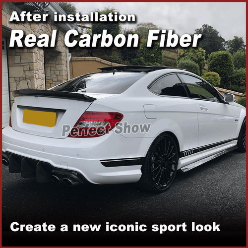 Carbon Seitenschweller Sideskirts für Mercedes Benz C-Klasse W204 C63 08-14 - Bild 3 von 11