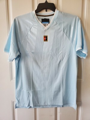 Nike Court Breathe Slam Men's Dri Fit Tennis Top Topaz Mist Sz Medium  CK9799-449 194494124752 | eBay