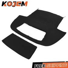 For Pontiac Firebird 1987 1988 1989 Convertible Soft Top Vinyl w/ Clear Window