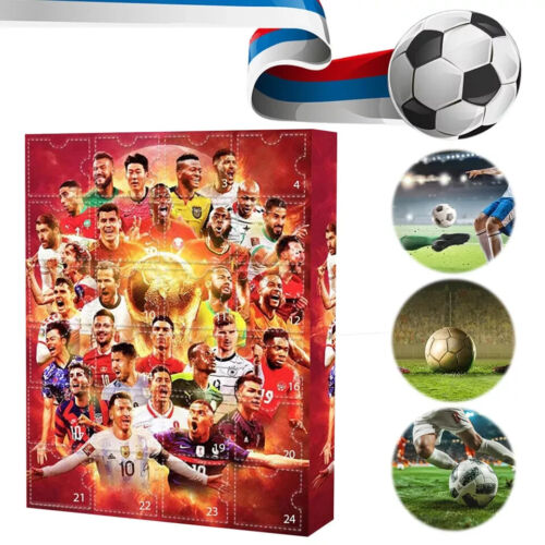 Charming World Cup Advent Calendar Exclusive Pvc Design Ideal For Festive 2024 - Picture 3 of 9