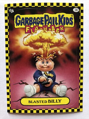 Garbage Pail Kids Topps 2010 Sticker Flashback Serie 1 Blasted Billy 3b