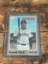 2019 Topps Heritage 1970 Cloth Stickers Fernando Tatis Jr. Rookie #18 San Diego