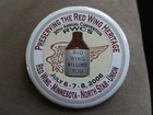 BX RED WING MN COLLECTORS SOCIETY POTTERY 2006 PIN BACK BUTTON 30TH CONVENTION !