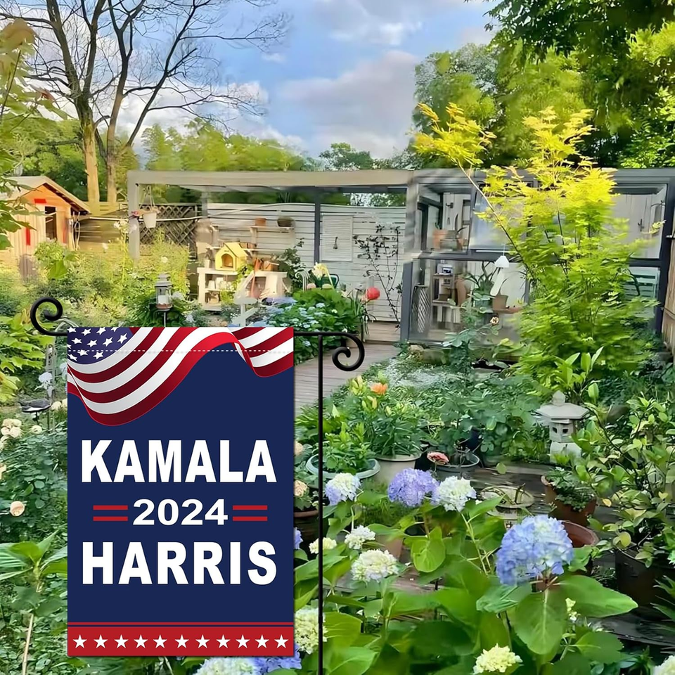 Kamals Harris 2024 Kamala Harris Yard Sign Garden Flags 12X18 Inch