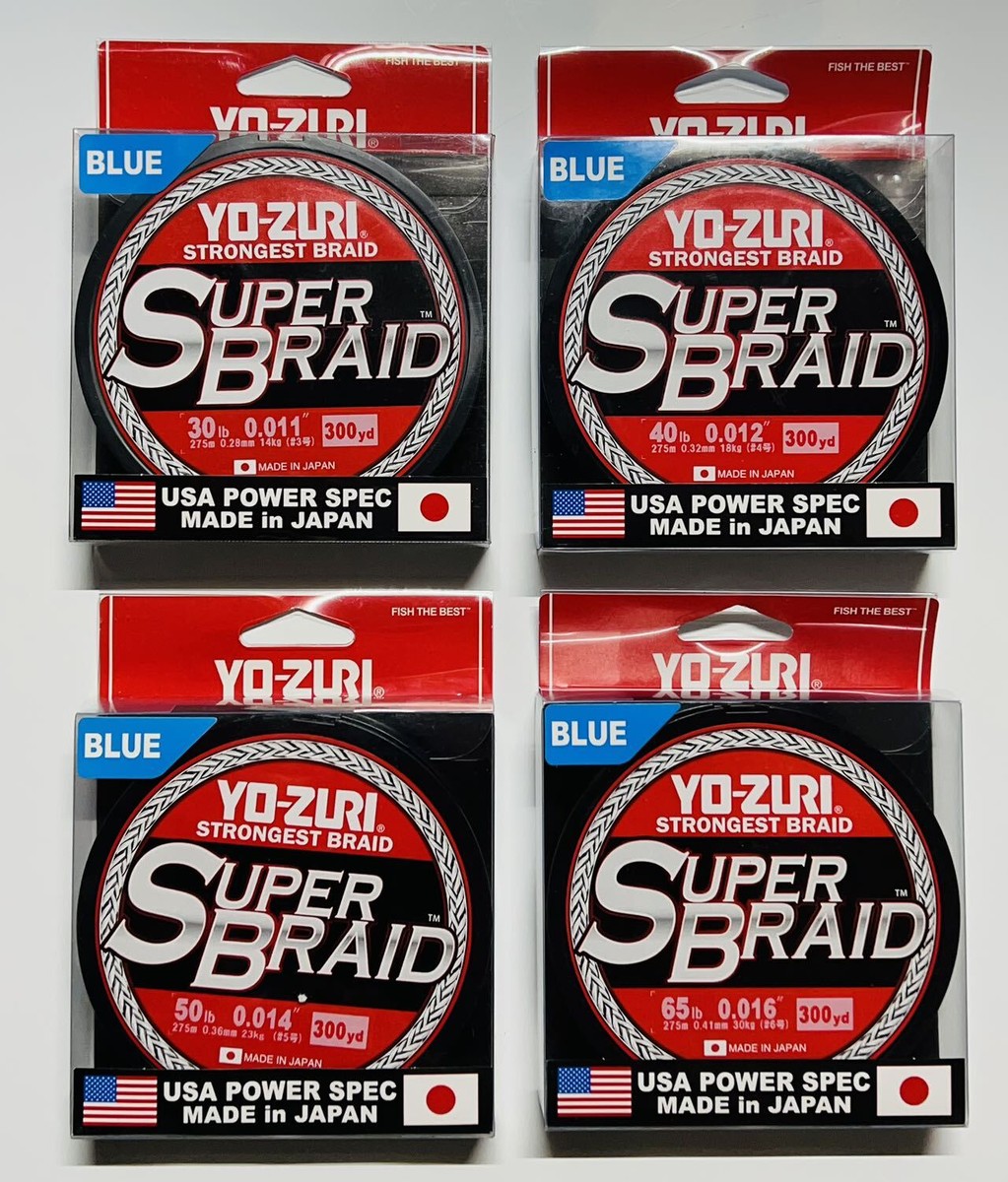 yo-zuri braided fishing line SUPER BRAID FIVE COLOR 3000M / 3300YDS - NEW FOR 2024 flat fall Anyone have experience with this