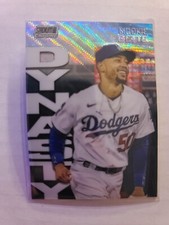 2022 Stadium Club Chrome Dynasty Mookie Betts #5A Wave Refractor Dodgers