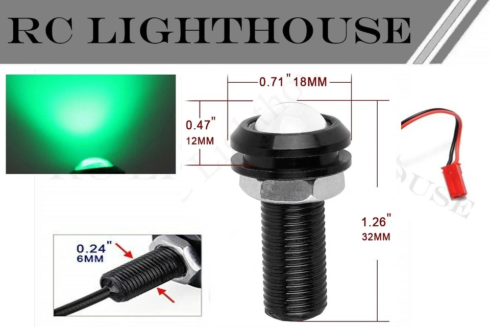 ARRMA INFRACTION Felony LED HD Light Kit Only  Headlights & Tail lights -HD2G2R  - Image 2 of 4