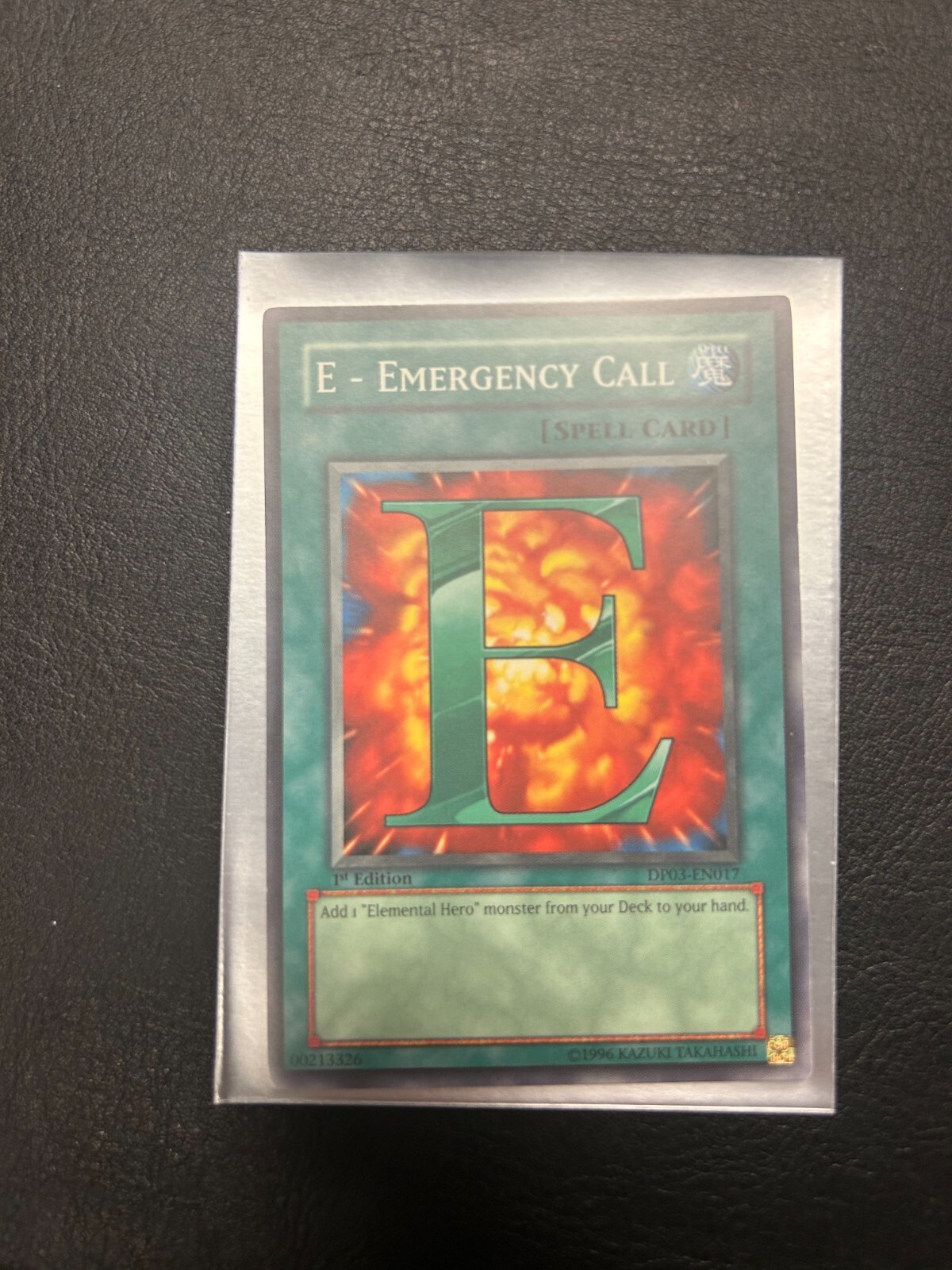 Yu-Gi-Oh! E - Emergency Call Card - DP03-EN017 Common 1st Edition (Duelist Pack 3: Jaden Yuki 2) - View #5