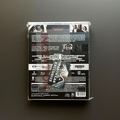 INCEPTION STEELBOOK MANTA LAB [4K+2D+BONUS] LENTICULAR FULL SLIP