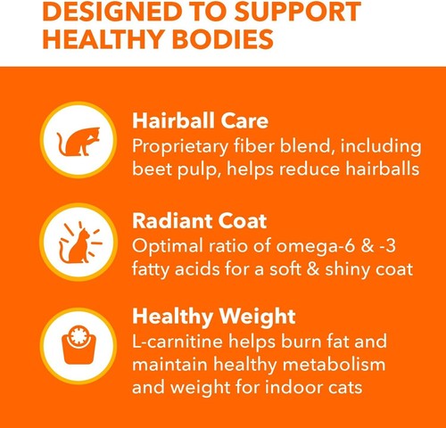 IAMS Proactive Health Indoor Weight Control & Hairball Care Cat Food 22 lb - Picture 4 of 6