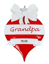 PERSONALIZED Grandpa Christmas Tree Ornament 2023 Keepsake Holiday Gift
