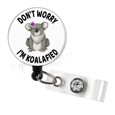Badge Reels Rat Koala Bear Badge Reel, Cute Retractable Badge Holder Reel, Funny Badge  GG5176