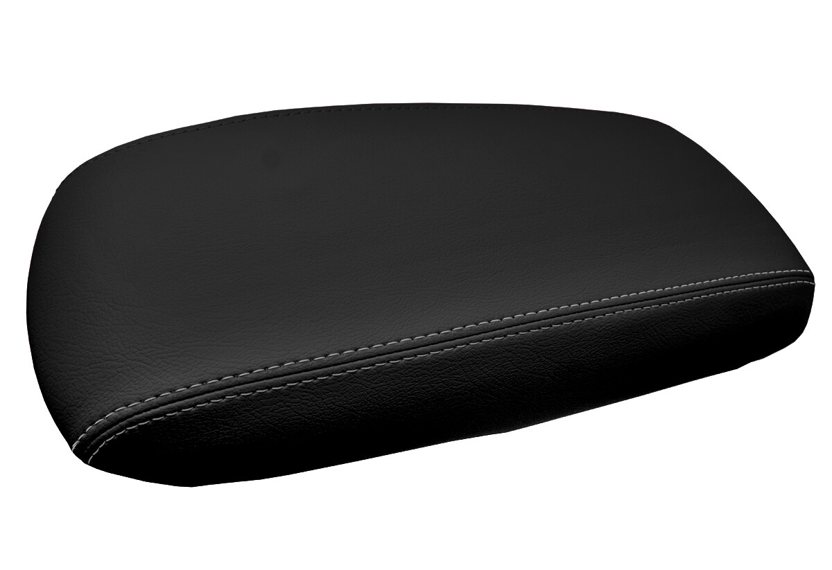 Console Lid Armrest Cover Leather for Ford Escape 20012004 Gray Stitch eBay