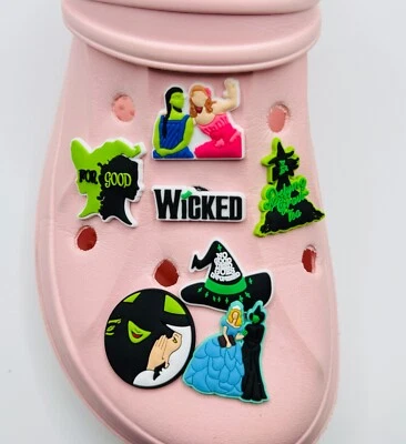 Wicked Charms Fits Crocs SET OF 7 Shoe Clog Charms Real UK Seller 🇬🇧