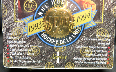 1993-94 LEAF Premier Edition Series 1 Factory-Sealed Hockey Jumbo
