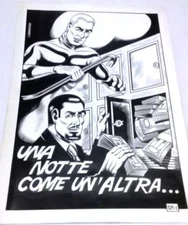 SPLASH PAGE BOARD ORIGINAL CRIMINAL NO. 329 LOMBARDI No Magnus Horn