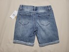 Hippie Girl, Girls Adjustable Waist Reg Rise Bermuda Jean Shorts Med Wash Sz 12 — photo 5