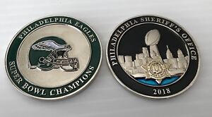 Details about   PHILADELPHIA PHILA Philly SHERIFF'S OFFICE EAGLES SUPER BOWL 52 LII 