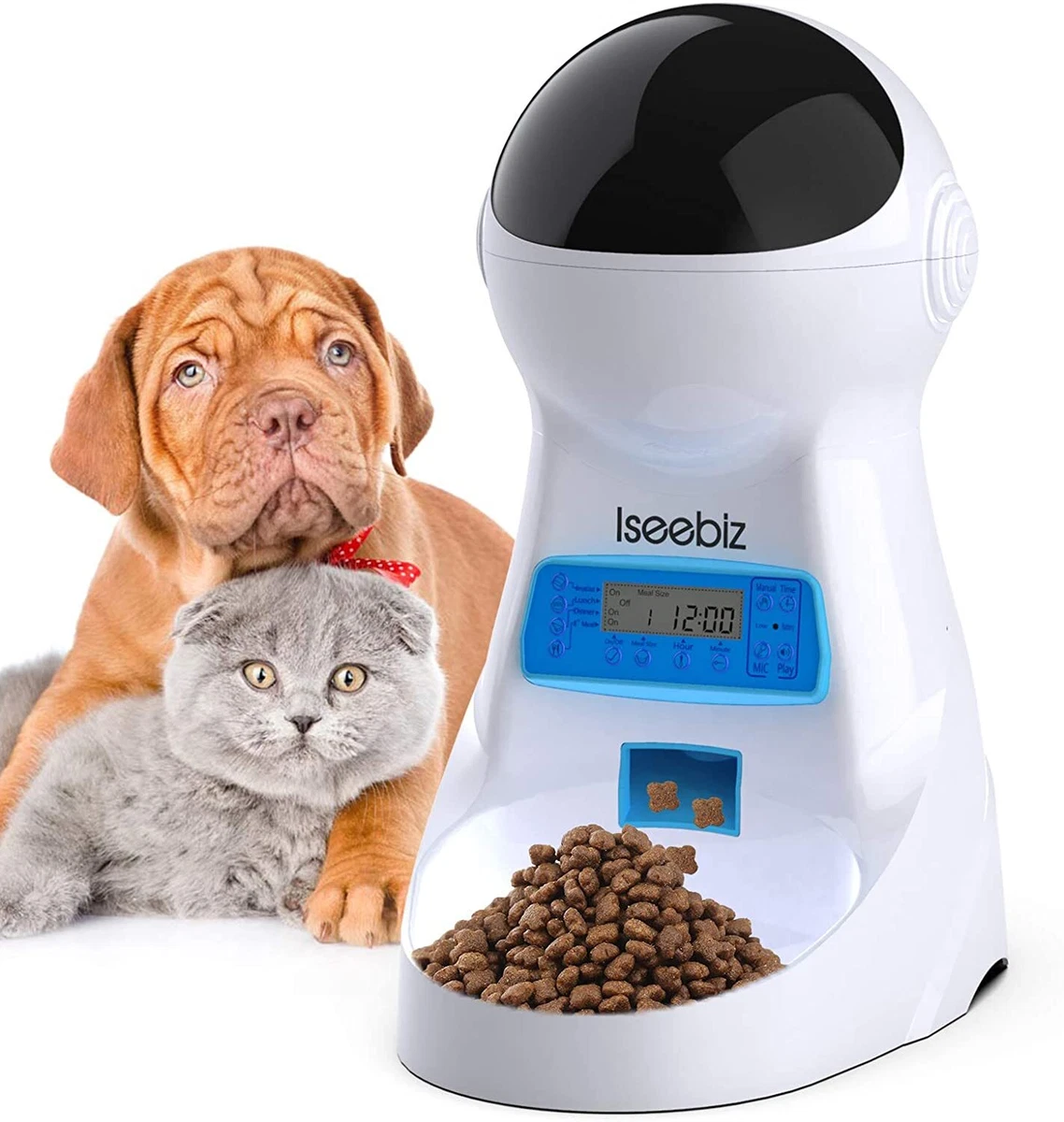 Iseebiz automatic cat feeder manual sales