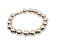 Tiffany  Co. Bracelet HardWear Collection Sterling Silver Ball Bracelet 7 Inch