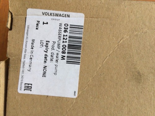 VW Polo 6R Wasserpumpe Bau. 2010
