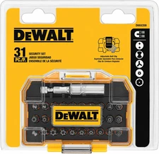 DWAX200 Security Screwdriving Set, 31-Piece