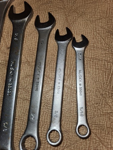 Husky SAE Combination Wrench Set - 3/4", 5/8", 1/2", 5/16", 3/8" - 第 2/4 張圖片