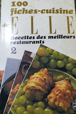 "100 fiches-cuisine de ELLE" Recettes des meilleurs restaurants (2) - 1982 -