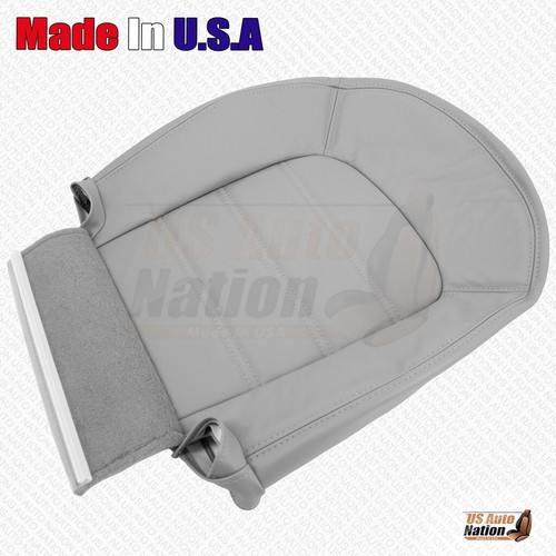 2002 - 2005 Ford Explorer PASSENGER Side Bottom Genuine Leather Seat Cover Gray - Picture 9 of 10