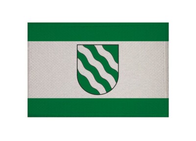  Aufnäher Eschbach (Pfalz) Fahne Flagge Aufbügler Patch 9 x 6 cm